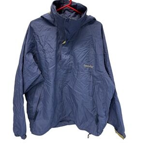 Timberland Weathergear Mens XL Blue Nylon Jacket Vintage 1996 Pullover